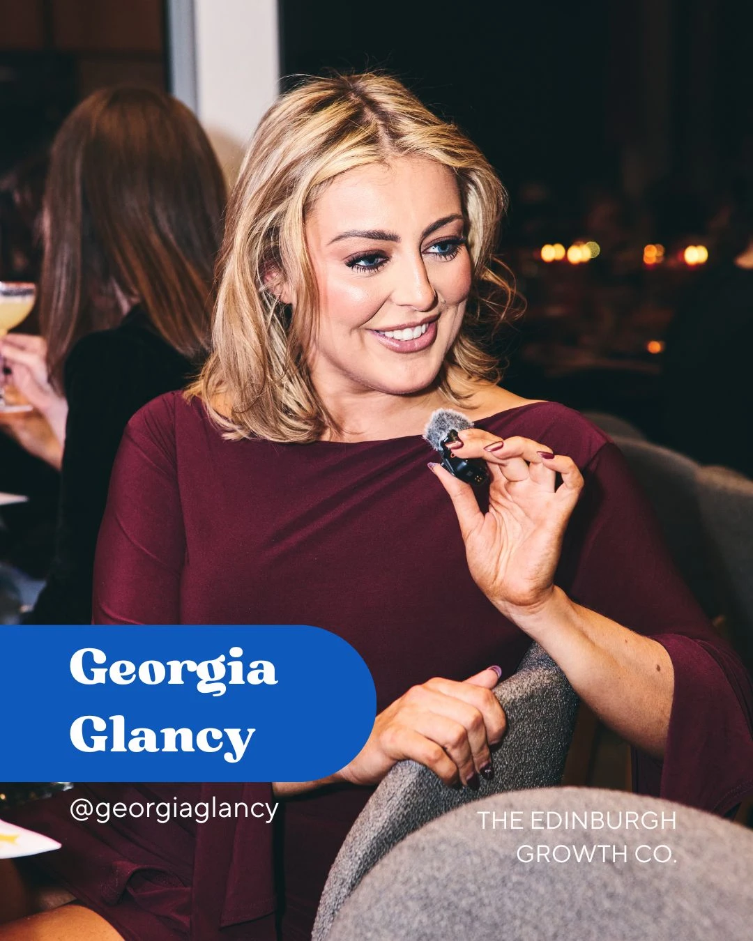 Georgia Glancy, creator represented by The Edinburgh Growth Co.